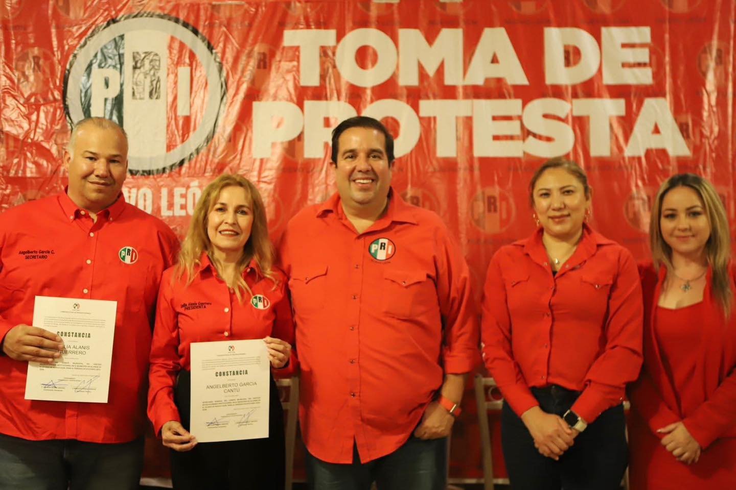 Renueva PRI dirigencias municipales en Allende y Rayones