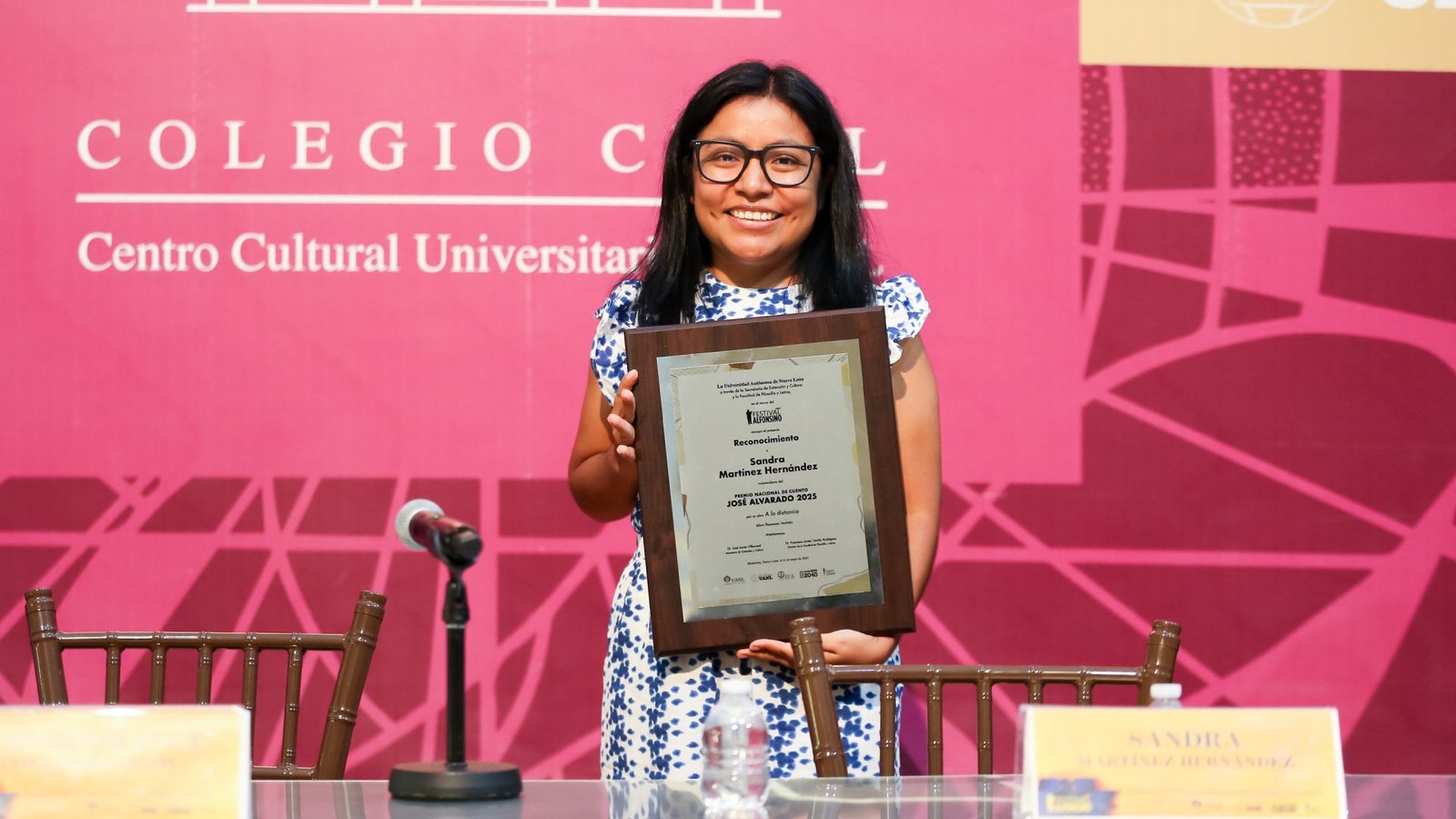 Sandra Martínez gana el Premio Nacional de Cuento José Alvarado 2025