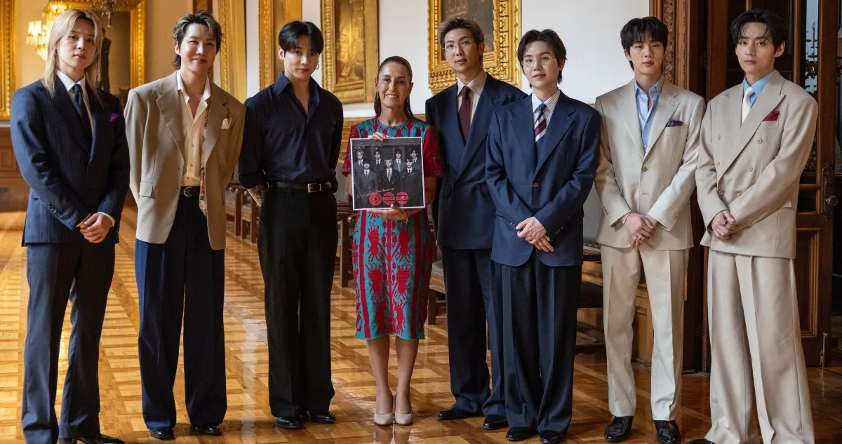 Claudia Sheinbaum asegura que BTS regresará a México en 2027