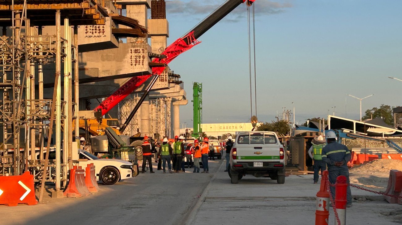 Muere trabajador en obra de la Línea 6 del Metro en Apodaca