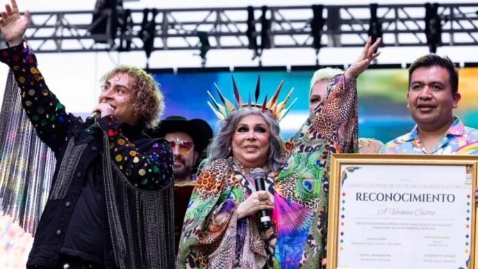 Verónica Castro se convierte en Reina Estrella Aliada 2026 en CDMX