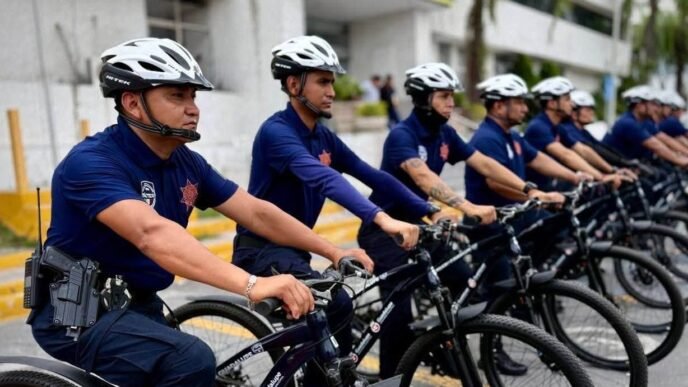 Guadalupe refuerza vigilancia en parques con ciclistas para mayor seguridad