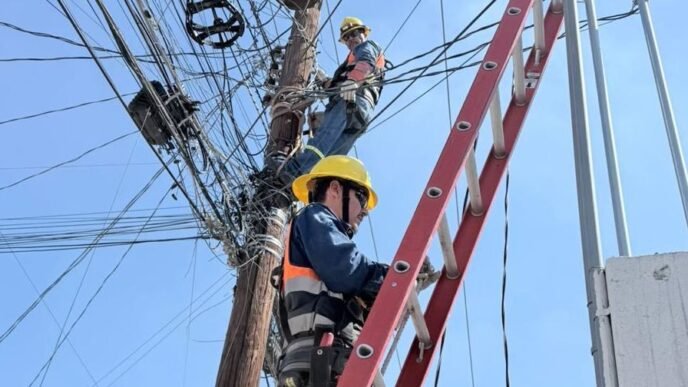 Mantenimiento de la red eléctrica en NL avanza hacia la renovación total