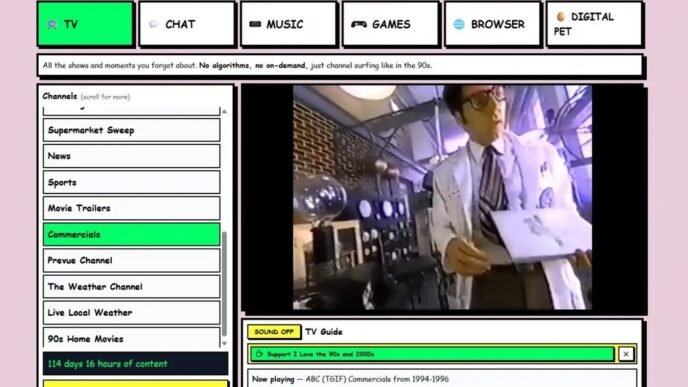 Revive los años 90 con la web I Love the 90s y su magia retro