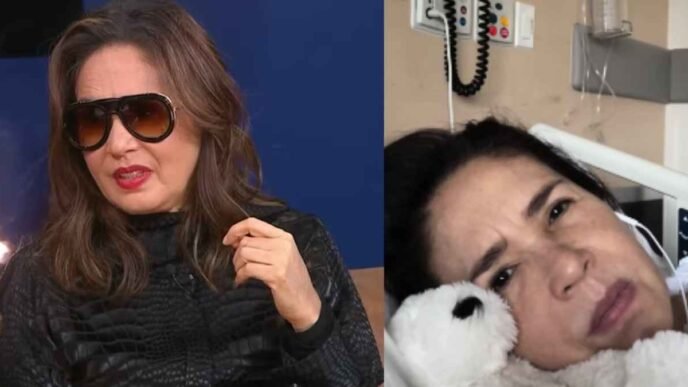 Yolanda Andrade genera preocupación con sus videos desde el hospital