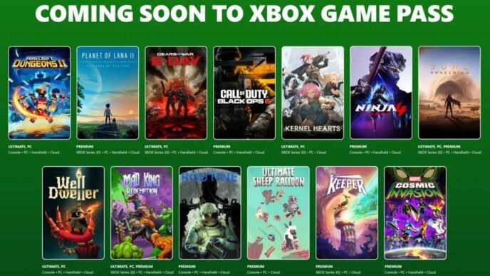 Xbox Game Pass se renueva con Gears of War y Dune: Awakening