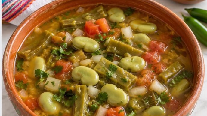 Sopa de habas: el plato ideal para días nublados en familia