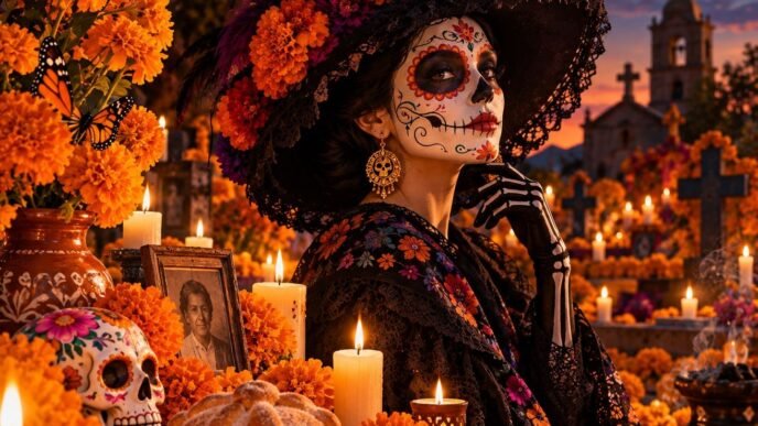 Celebraciones del Día de Muertos: Identidades de México en Rituales Únicos