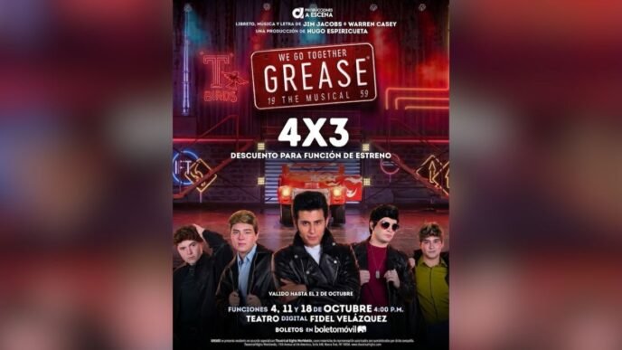 Grease se presenta en Escobedo con talento regiomontano destacado