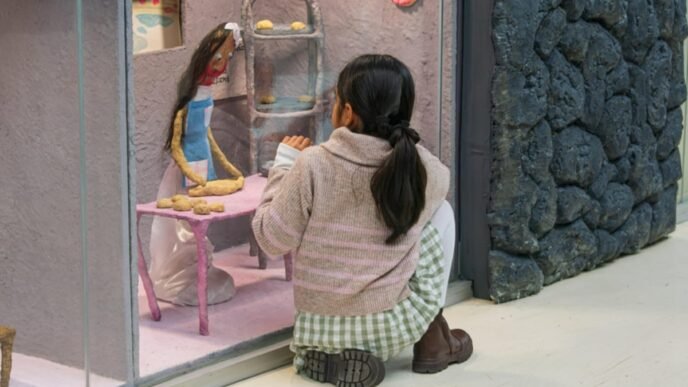 Leonela Falconi presenta su instalación sobre hogares monomarentales en el Museo del Chopo